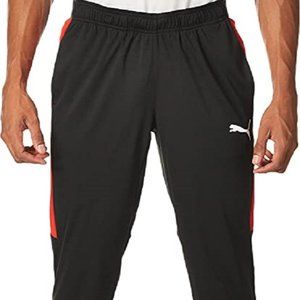 PUMA Men's Speed Dry Cell Slim Fit Pants TN19218 Black/Red Size Small